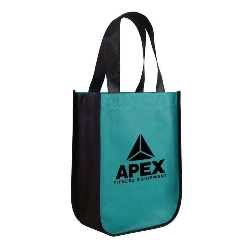 Custom Yuma Curved Bottom Non-Woven Tote Bag with logo - 2