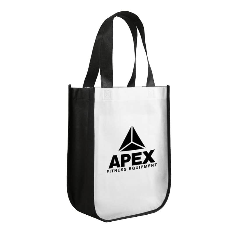 Custom Yuma Curved Bottom Non-Woven Tote Bag with logo - 4