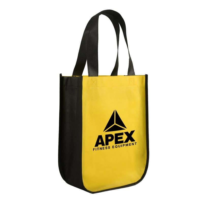 Custom Yuma Curved Bottom Non-Woven Tote Bag with logo - 6