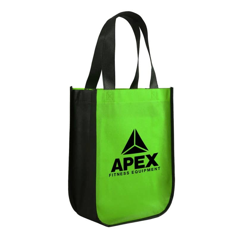 Custom Yuma Curved Bottom Non-Woven Tote Bag with logo - 7