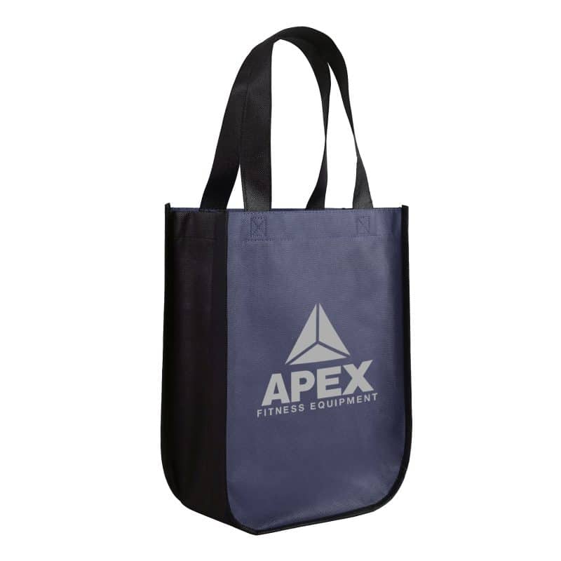 Custom Yuma Curved Bottom Non-Woven Tote Bag with logo - 8