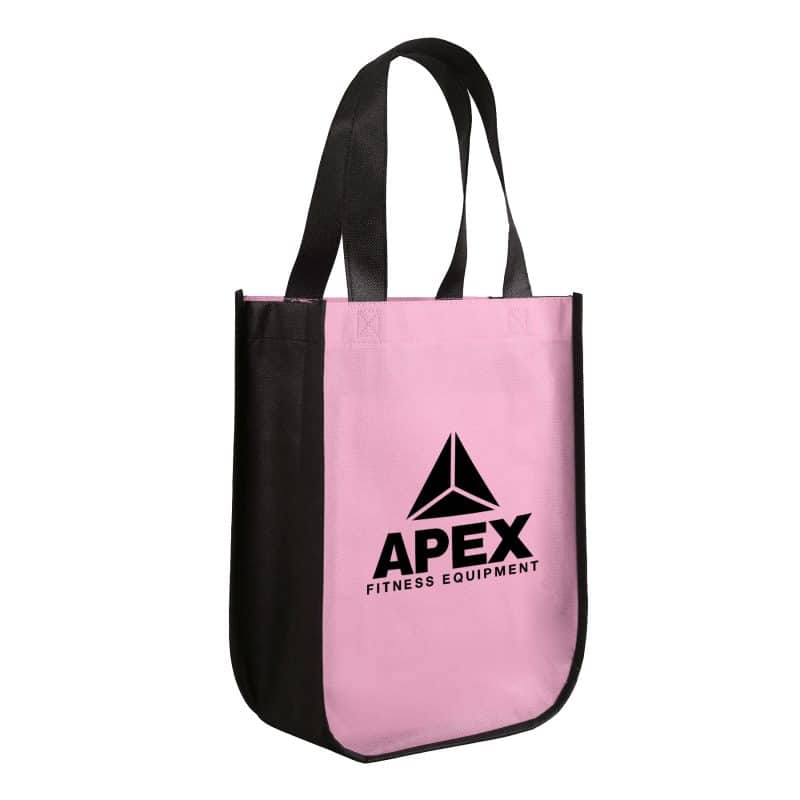 Custom Yuma Curved Bottom Non-Woven Tote Bag with logo - 9