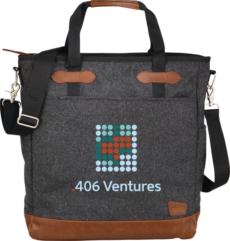 Custom Field & Co.® Campster Wool 15'' Computer Tote with logo - 5