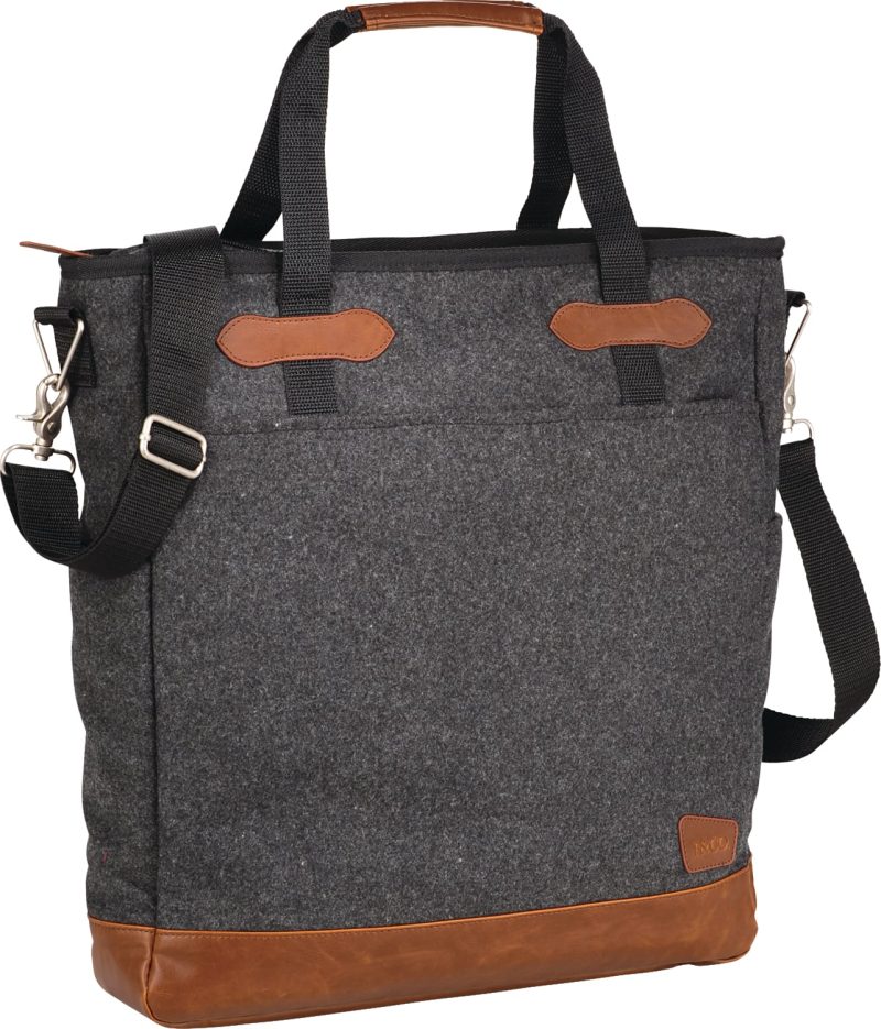 Custom Field & Co.® Campster Wool 15'' Computer Tote with logo - 6