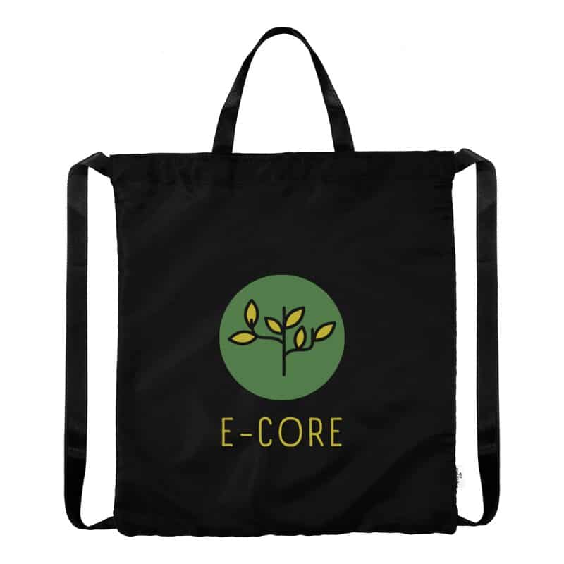 Custom Joel Rpet Drawstring Tote Bag with logo - 6