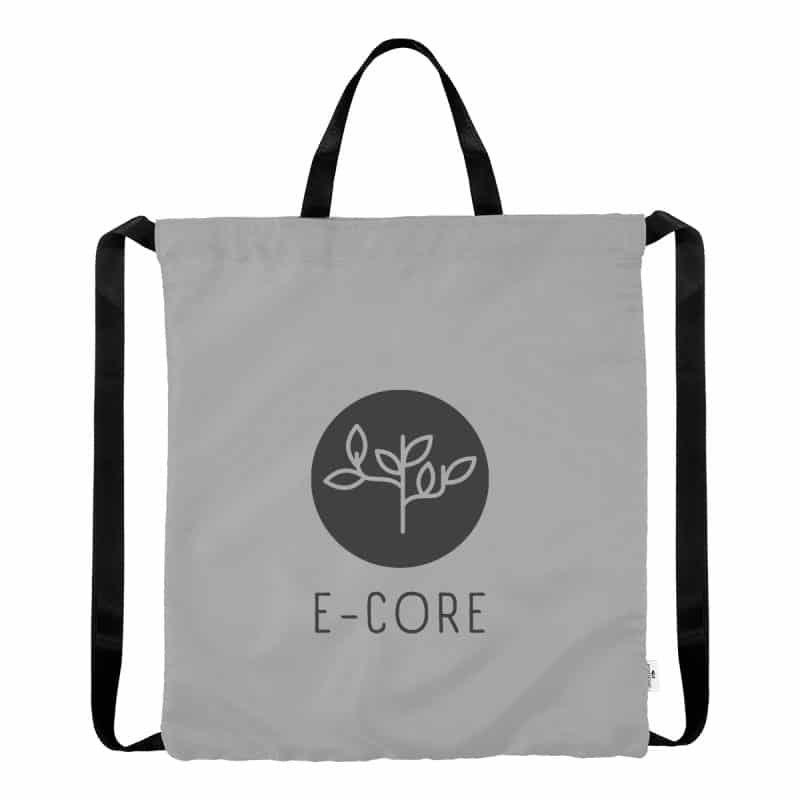 Custom Joel Rpet Drawstring Tote Bag with logo - 8