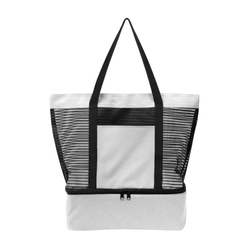 Custom Marley Rpet Mesh Tote Bag With Cooler with logo - 9