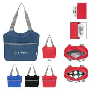 Custom Ashton Rpet Cooler Tote Bag with logo