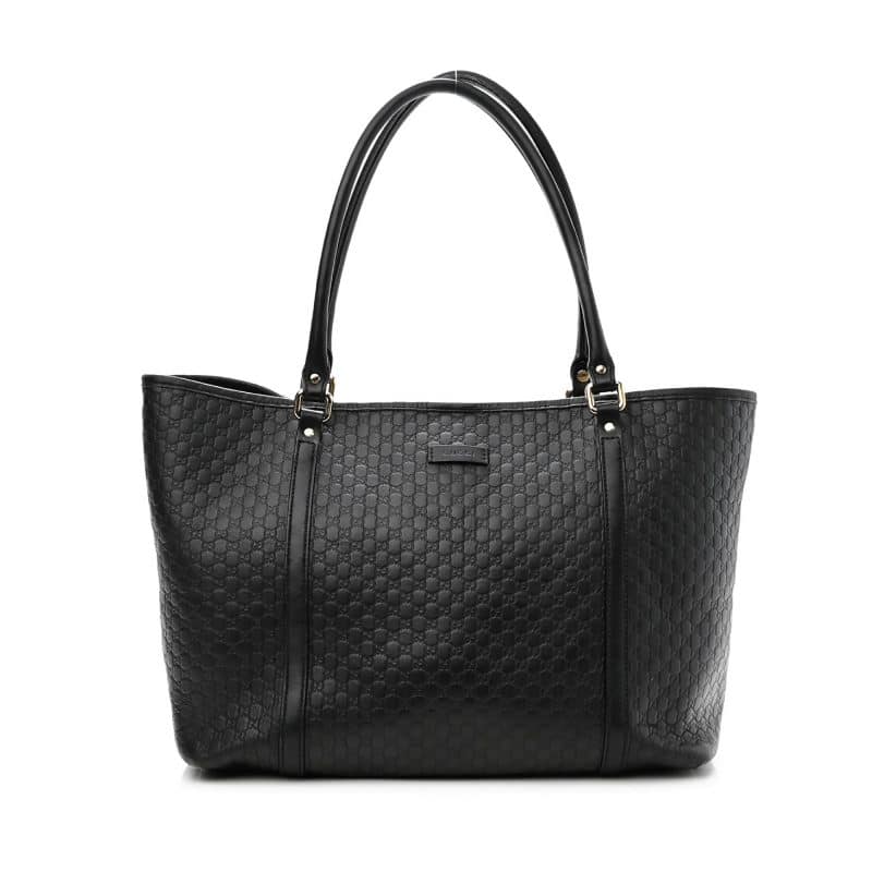 Custom Gucci Micro Guccissima Leather Tote Bag with logo