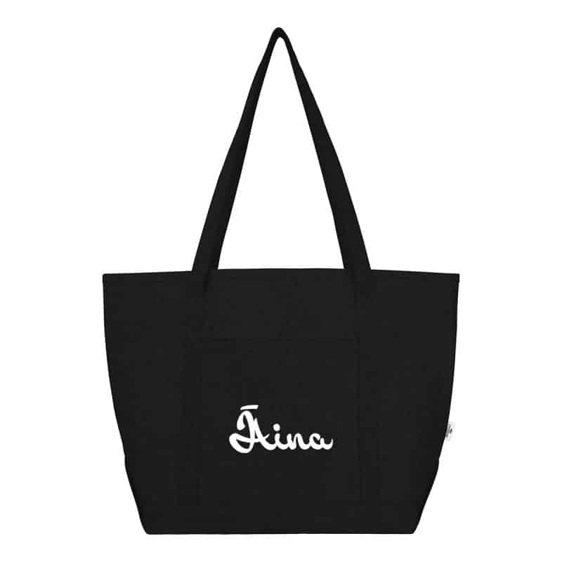 Custom Cailee Recycled Cotton Starboard Tote Bag with logo - 3