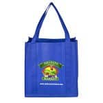 Custom 12-1/2"W x 13"H x 8"Gusset - "MEGA" Grocery Shopping Tote Bag with logo - 2
