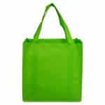 Custom 12-1/2"W x 13"H x 8"Gusset - "MEGA" Grocery Shopping Tote Bag with logo - 3