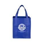 Custom 13"W x 15"H x 10"Gusset -"SUPER MEGA" Grocery Shopping Tote Bag with logo - 1