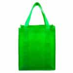 Custom 13"W x 15"H x 10"Gusset -"SUPER MEGA" Grocery Shopping Tote Bag with logo - 5