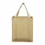 Custom 13"W x 15"H x 10"Gusset -"SUPER MEGA" Grocery Shopping Tote Bag with logo - 7