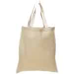 Custom 5.5 Oz. Cotton Canvas Tote Bag with logo - 9