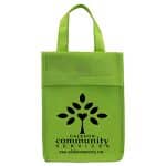 Custom 6-1/2"W x 9"H x 3 ½"Gusset - "BAG-IT" Value Priced Lightweight Lunch Tote Bag (Overseas) with logo - 3