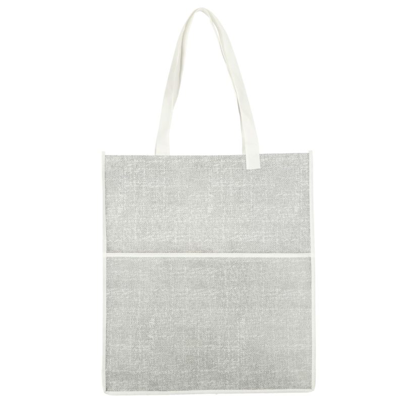 Custom Apollo Recycled Non-Woven Convention Tote with logo - 1