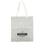 Custom Apollo Recycled Non-Woven Convention Tote with logo