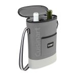 Custom Cuisinart Outdoors™ Bottle Cooler Tote - Medium Grey with logo - 2