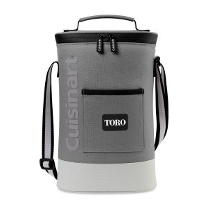 Custom Cuisinart Outdoors™ Bottle Cooler Tote - Medium Grey with logo