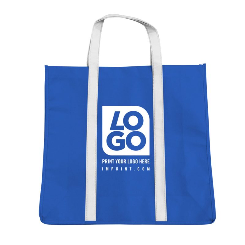 Custom Custom Two Tone Tote Bags with logo - 2
