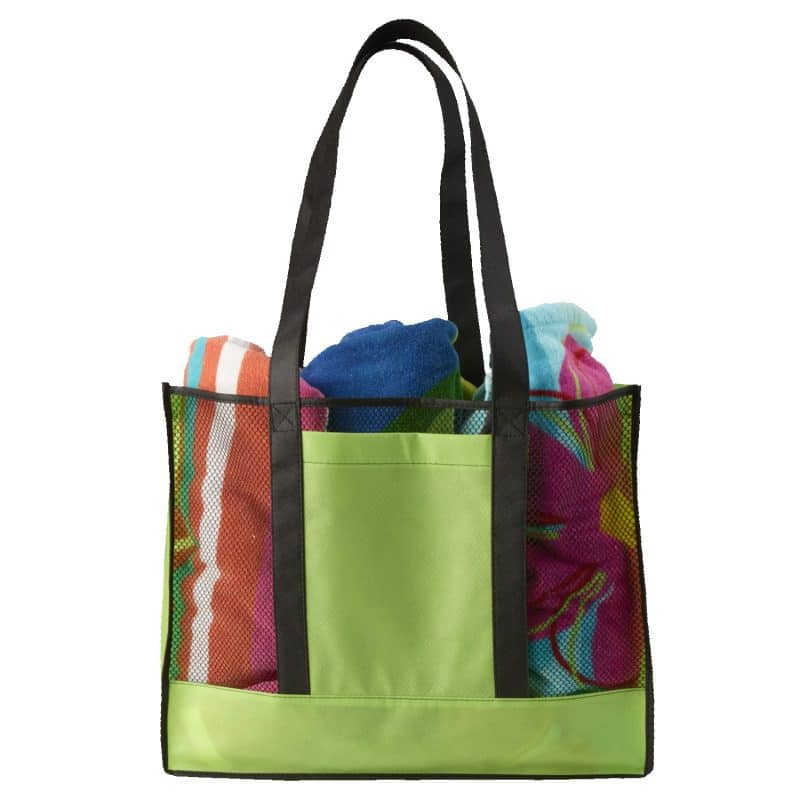 Custom Havasu Non-Woven Beach Tote Bag with logo - 8