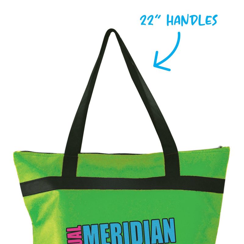 Custom Insulated Shopper Tote with logo - 1