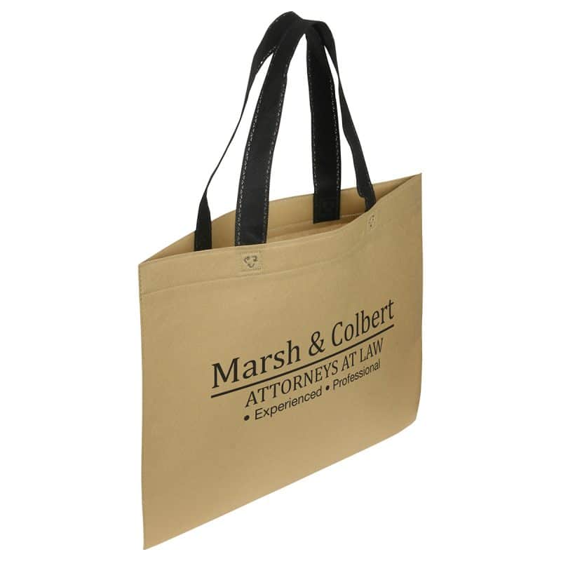 Custom Landscape Recyclable Non-Woven Shopping Bag with logo - 8