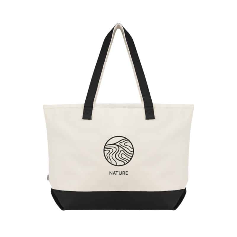 Custom Large Starboard Recycled Cotton Canvas Tote Bag with logo - 3