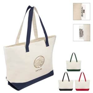 Custom Large Starboard Recycled Cotton Canvas Tote Bag with logo