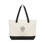 Custom Large Starboard Recycled Cotton Canvas Tote Bag with logo - 4