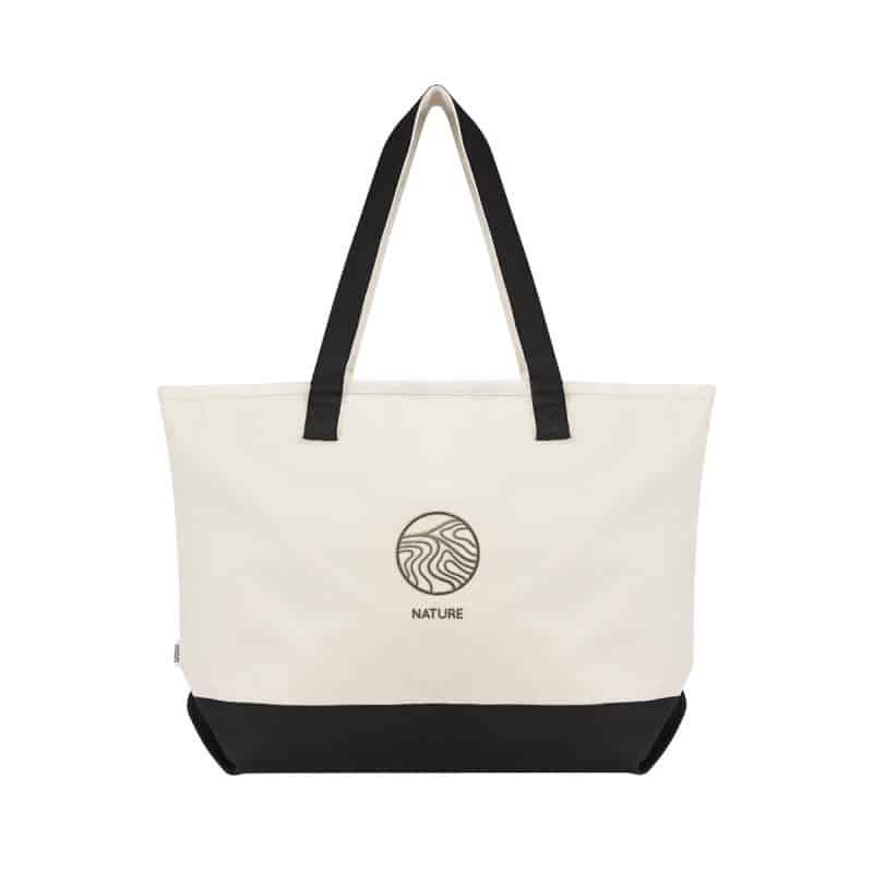 Custom Large Starboard Recycled Cotton Canvas Tote Bag with logo - 4