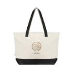 Custom Large Starboard Recycled Cotton Canvas Tote Bag with logo - 5
