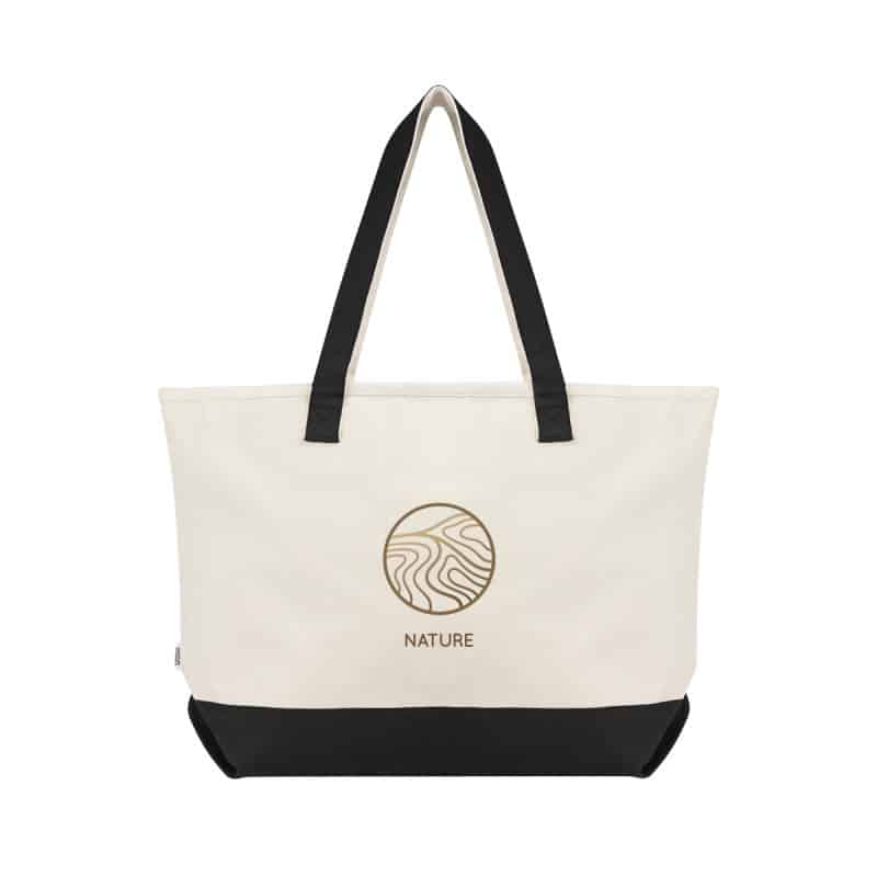 Custom Large Starboard Recycled Cotton Canvas Tote Bag with logo - 5
