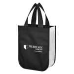 Custom Lola Laminated Non-woven Shopper Tote Bag with logo - 2