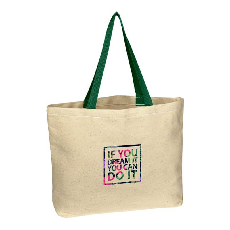 Custom Natural Cotton Canvas Tote Bag with logo - 6