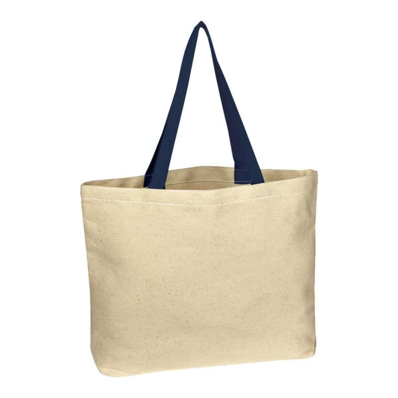 Custom Natural Cotton Canvas Tote Bag with logo - 7