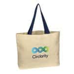 Custom Natural Cotton Canvas Tote Bag with logo - 8
