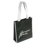 Custom Peak Non-Woven Tote Bag with Pocket with logo - 2