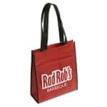Custom Peak Non-Woven Tote Bag with Pocket with logo - 6