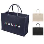 Custom Polly Large Shopper Tote Bag with logo