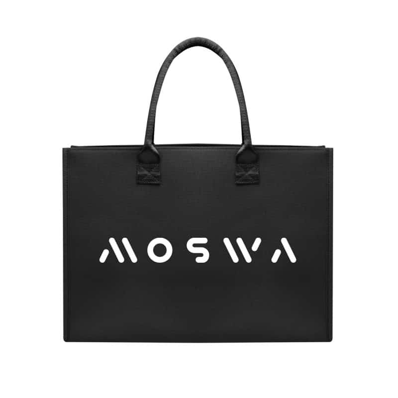 Custom Polly Large Shopper Tote Bag with logo - 5