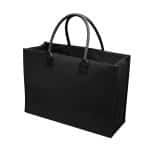 Custom Polly Large Shopper Tote Bag with logo - 8