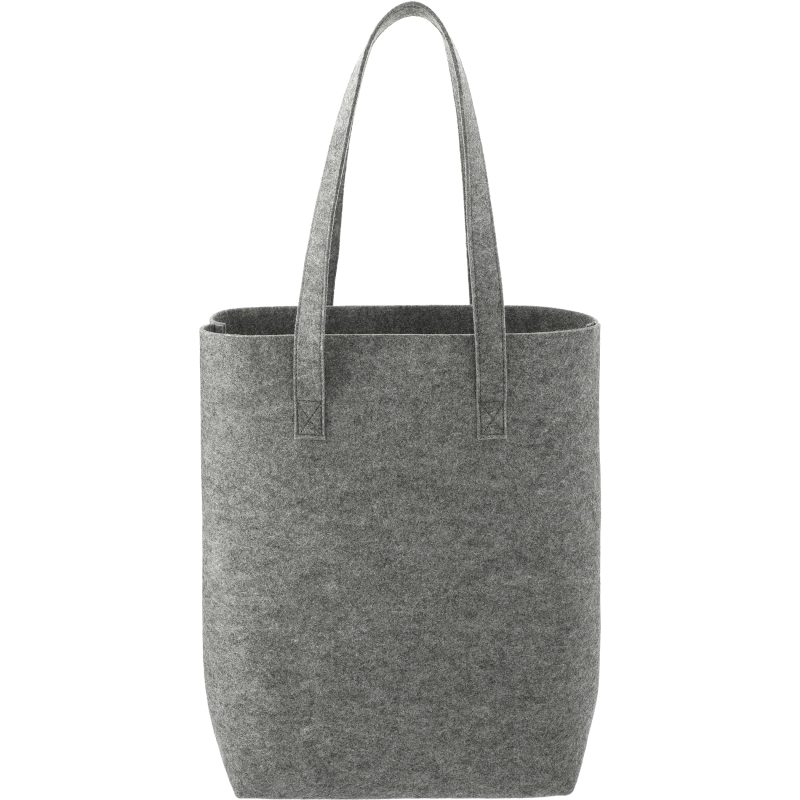 Custom Recycled Felt Shopper Tote with logo - 8