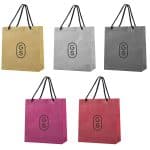Custom Small Glitter Tote Bag with logo