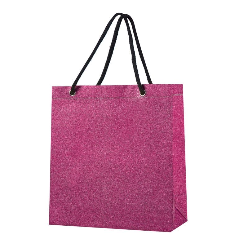 Custom Small Glitter Tote Bag with logo - 5
