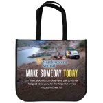 Custom 16" x 14" Laminated Full-Color Tote Bag (6 Weeks Air) with logo - 2