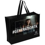 Custom 20" x 16" Laminated Full Color Tote Bag (10 Weeks Ocean) with logo