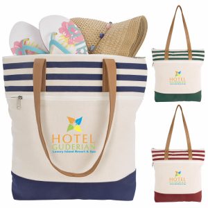 Custom Atchison® Cora Lane Cotton Tote with logo
